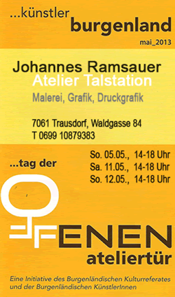 Tag der offenen Ateliertür