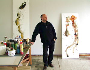 Johannes Ramsauer im Atelier